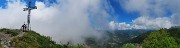 50 in vetta Cornagerra (1311 m) con squarci di sereno e sole e nubi-nebbie vaganti